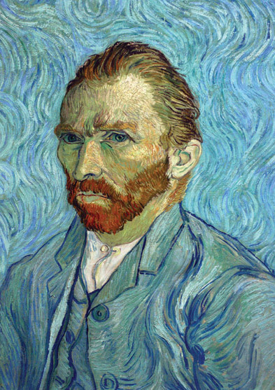 Self Portrait by Vincent Van Gogh Greetings Card